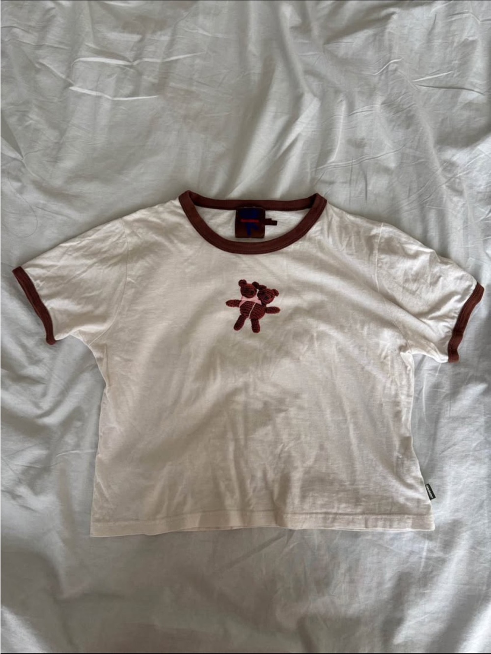 Heaven by Marc Jacobs bear ringer tee